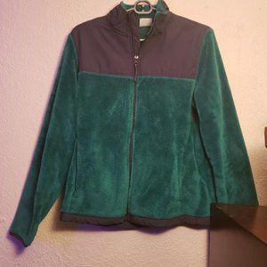 Danskin Green Fleece Fuzzy Jacket